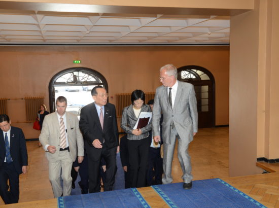 Kohtumine Jaapani parlamendi ülemkoja esimehe Masaaki Yamazaki ja teda saatva delegatsiooniga